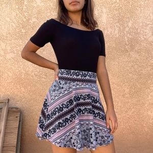 Apple Bottoms skater skirt with intricate designs